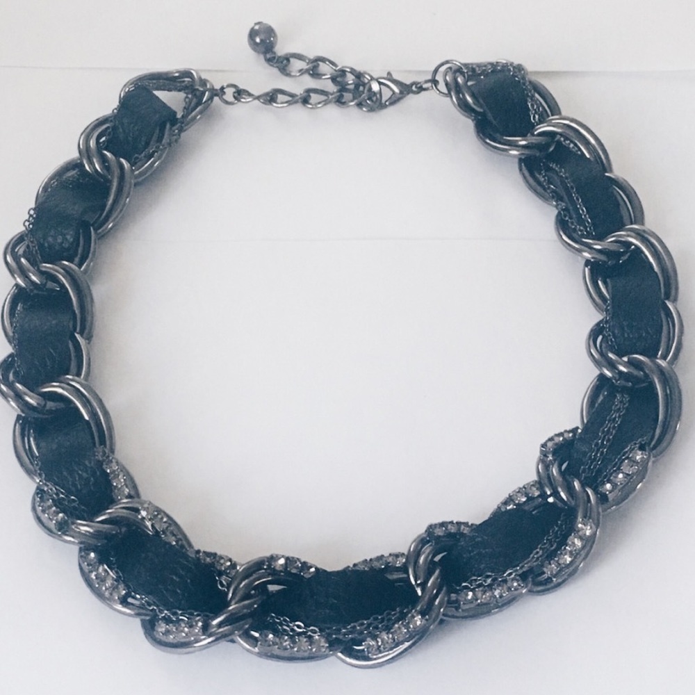 Leather & Chains choker